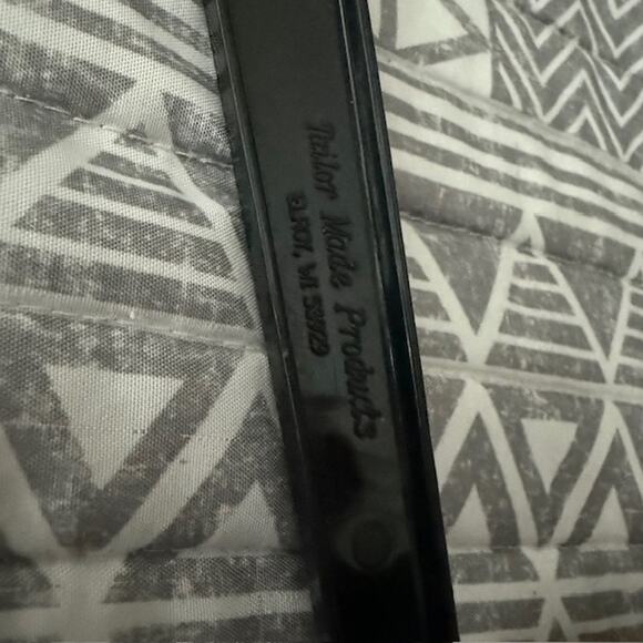 Vintage Tailor Made Black Spatula Slotted Plastic Nylon Flipper Turner Flexible - Picture 4 of 5